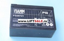 Батарея аккумуляторная, FIAMM, FG 20721, 12В 7,2Ач
