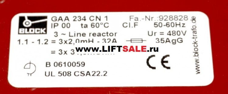Трансформатор GAA234CN1 BLOCK (Частотный преобразователь OVF20CR GAA21344C1 OTIS) купить в "ЛИФТ СЕЙЛ"  купить в "ЛИФТ СЕЙЛ"