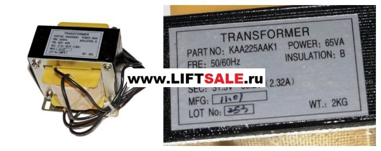 Трансформатор KAA225AAK1 (Частотный преобразователь KCA21310AAN OVFR03B-402  OTIS) купить в "ЛИФТ СЕЙЛ"  купить в "ЛИФТ СЕЙЛ"