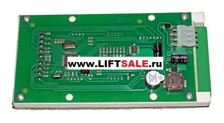 Индикатор лифтовый кабинный ИЛК-65 Плата ZBA25140V1 зелёная подсветка, 7-ми сегментный MCS-220 купить в "ЛИФТ СЕЙЛ"  купить в "ЛИФТ СЕЙЛ"