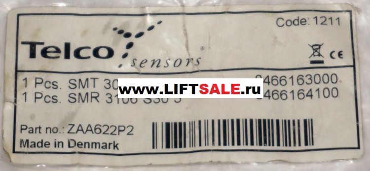 Датчик-фото ZAA622P2 Telco sensor к-т приёмник излучатель SMT 3000C S 30 5 SMR 3106 S 30 5 купить в "ЛИФТ СЕЙЛ"  купить в "ЛИФТ СЕЙЛ"